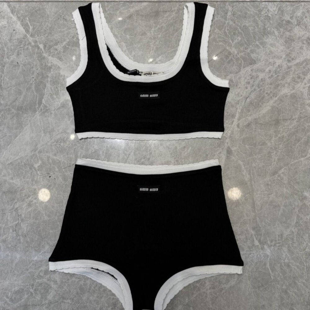 Miu Miu swimsuit set, women's size M